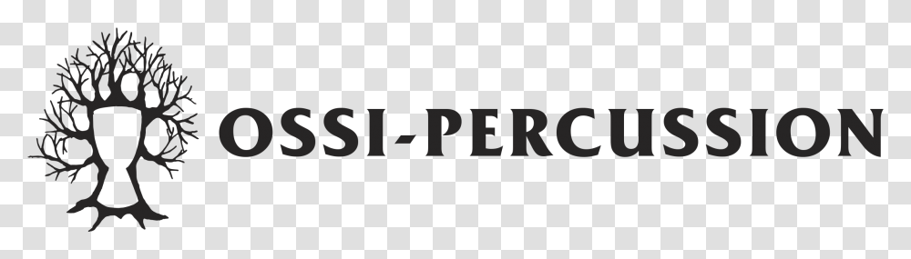 Ossi Percussion Black And White, Alphabet, Word Transparent Png