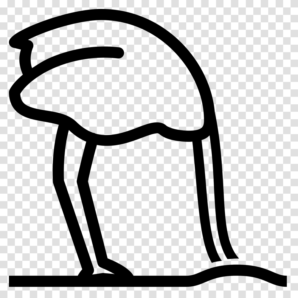 Ostrich Head In Sand Icon, Gray, World Of Warcraft Transparent Png