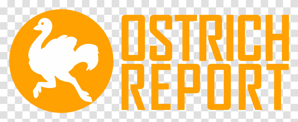 Ostrich Report Orange, Number, Bird Transparent Png