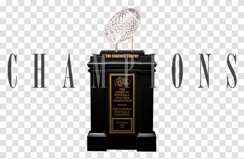 Osu 1945 National Champions, Trophy, Lamp Transparent Png