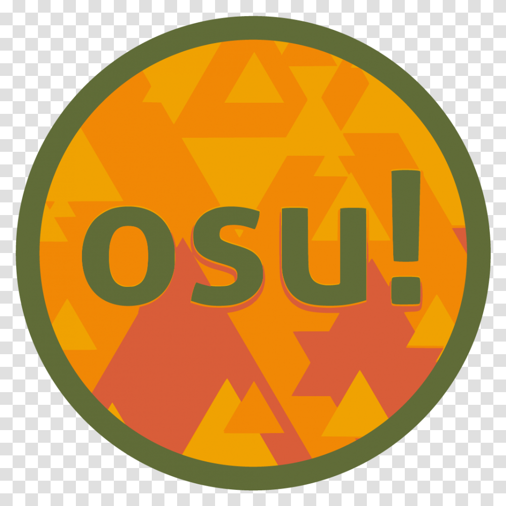 Osu Halloween Logo I Made Osugame Vertical, Text, Symbol, Plant, Label Transparent Png