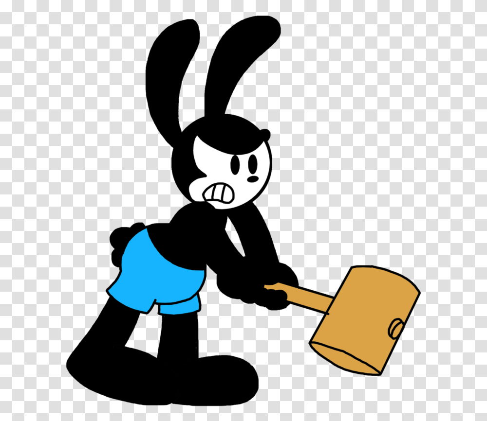 Oswald The Lucky Rabbit Clipart Angry, Cat, Pet, Mammal, Animal Transparent Png