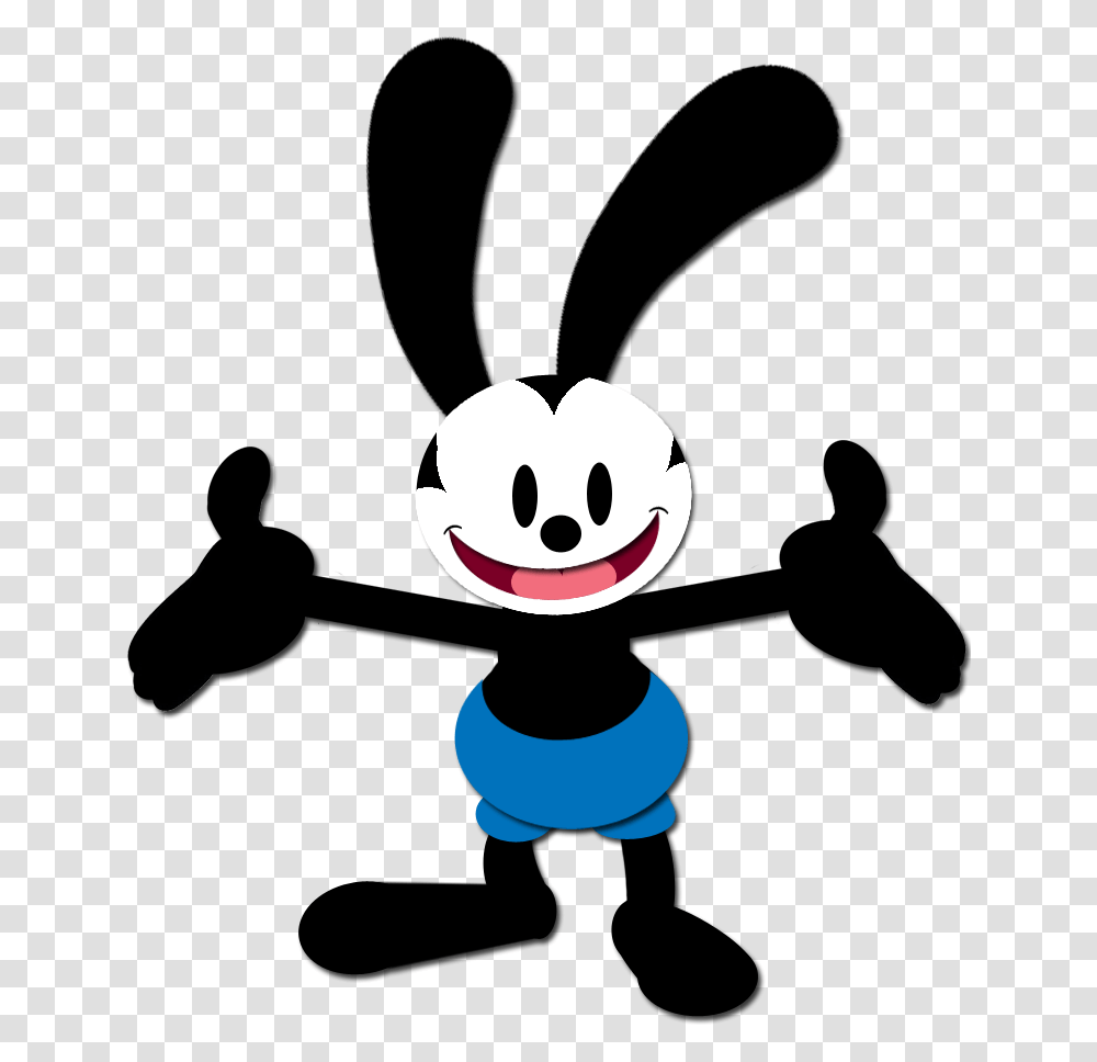 Oswald The Lucky Rabbit, Silhouette, Stencil, Seesaw, Toy Transparent Png