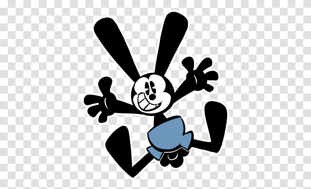 Oswald The Lucky Rabbit, Stencil, Wasp, Bee, Insect Transparent Png