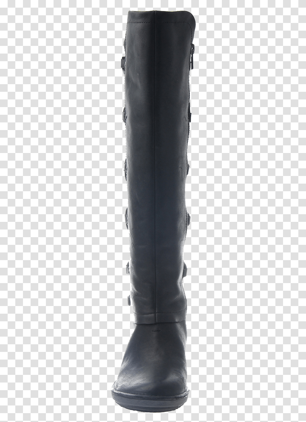 Otbt Abroad Black Tall Fleece Lined Boot With Leather Knee High Boot, Footwear, Riding Boot, Cushion Transparent Png