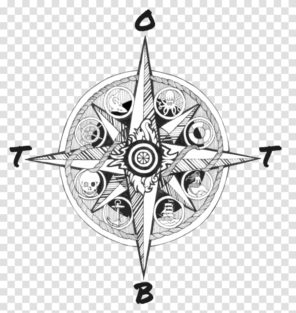 Otbt Logo, Compass Transparent Png