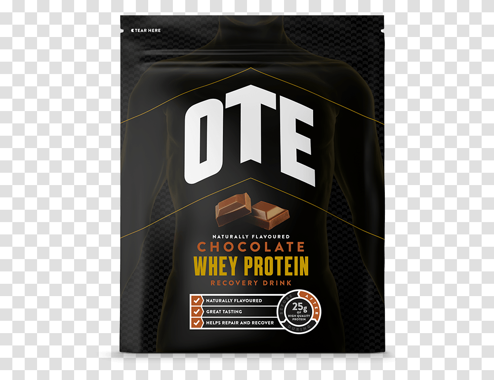 Ote Chocolate Whey Protein Bulk Whey Protein 25 G Pack, Poster, Advertisement, Apparel Transparent Png