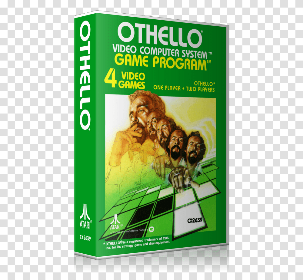 Othello Atari 2600 Game Cover To Fit A Ugc Style Replacement Othello Atari, Poster, Advertisement, Flyer, Paper Transparent Png