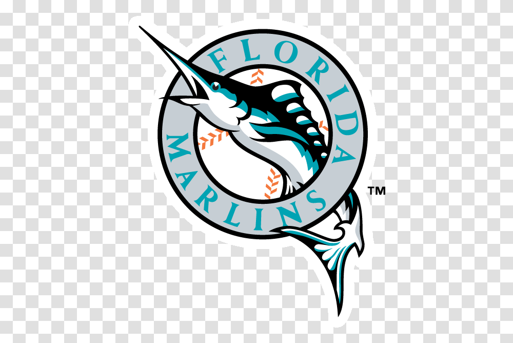 Other Baseball Logos Miami Marlins Original Logo, Symbol, Text, Animal, Sea Life Transparent Png