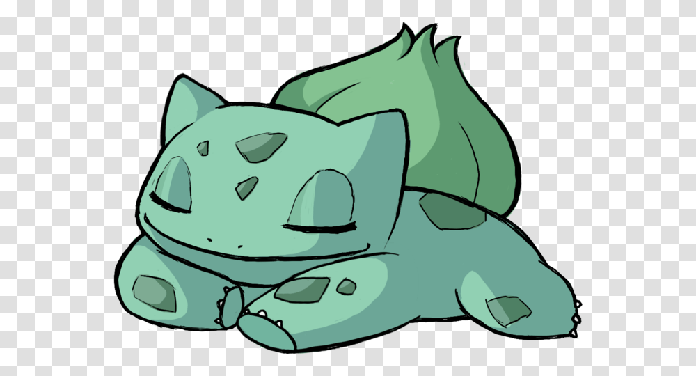 Other What Are Btob S Favorite Cartoon Characters Bulbasaur Sleep, Animal, Amphibian, Wildlife, Reptile Transparent Png
