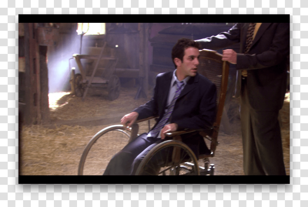 Otherdid Nana Blossom Get Her Wheelchair From Schrute, Furniture, Person, Machine, Bicycle Transparent Png