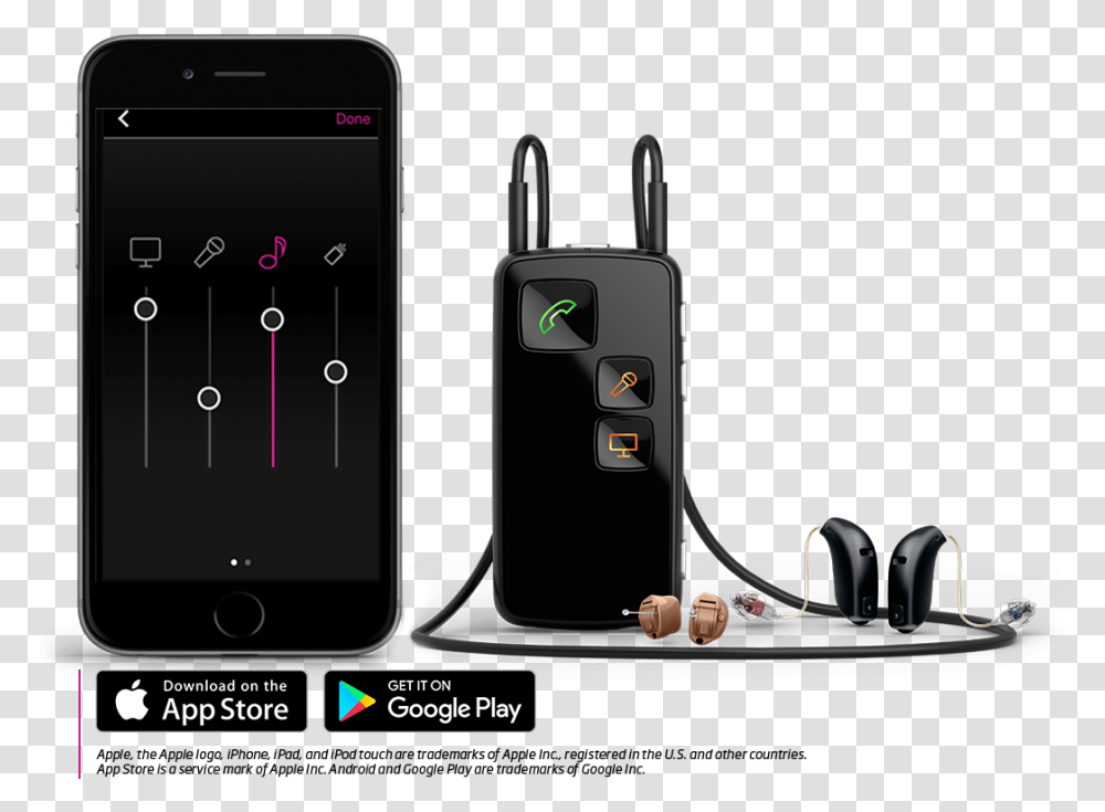 Oticon Connectline And Streamer Pro Connect Line Oticon, Mobile Phone, Electronics, Cell Phone, Iphone Transparent Png
