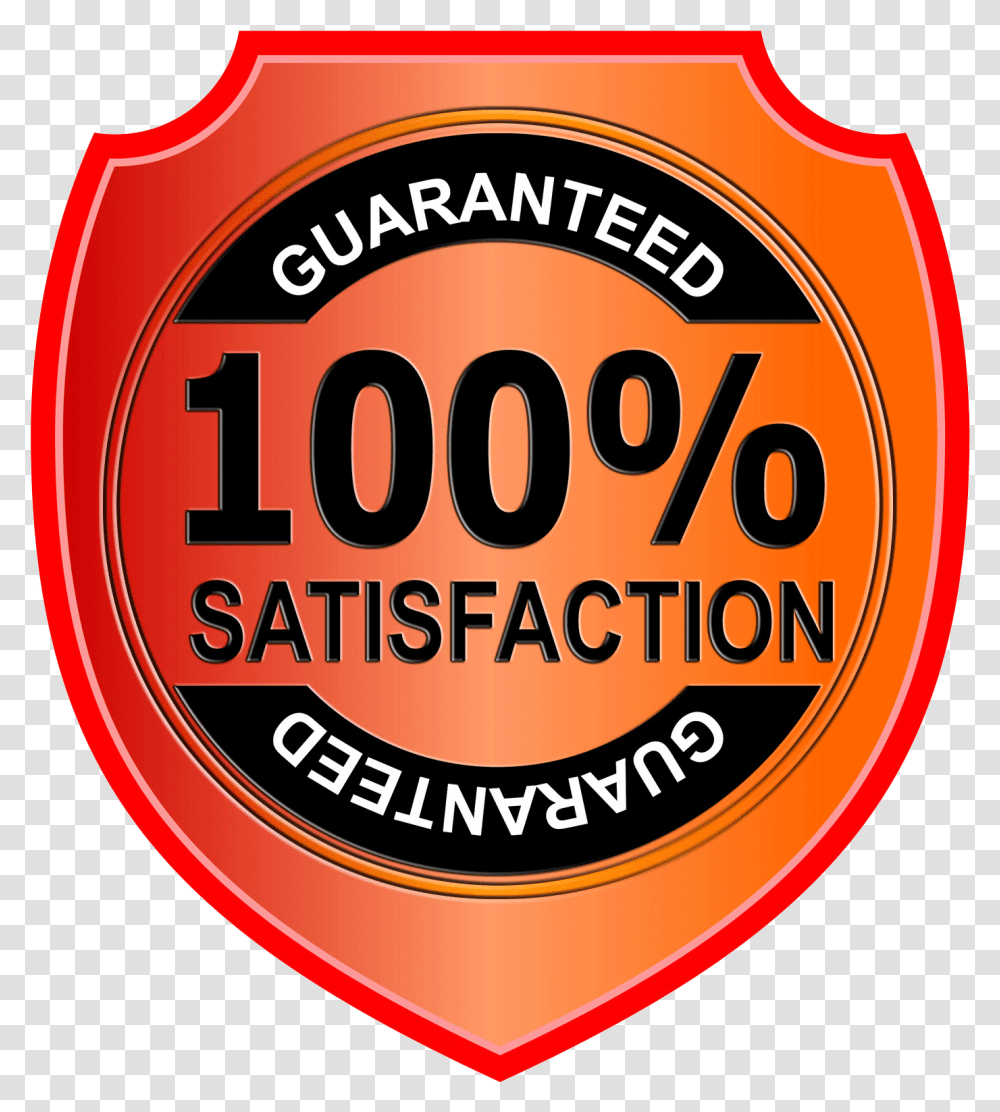 Oto Warning Satisfaction Guaranteed Full Size Satisfaction Guaranteed, Logo, Symbol, Trademark, Badge Transparent Png