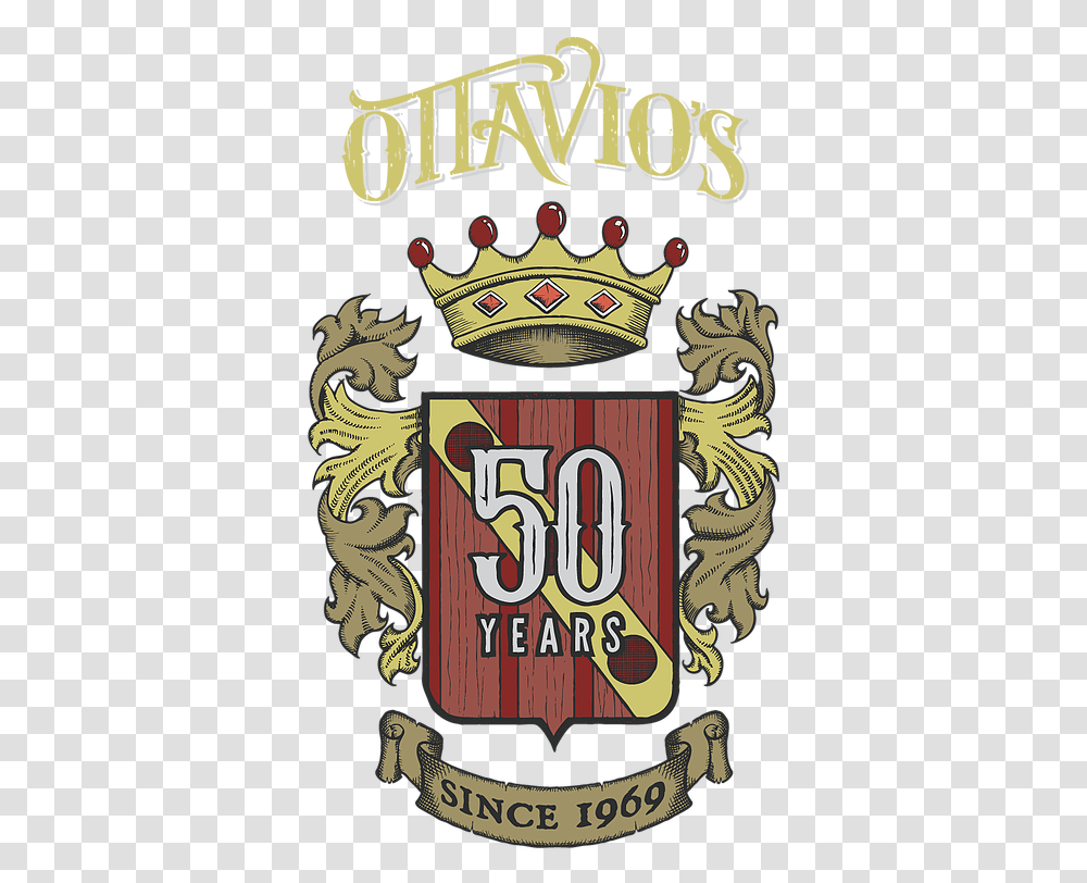 Ottavios 50th Anniversary Illustration, Emblem, Logo Transparent Png