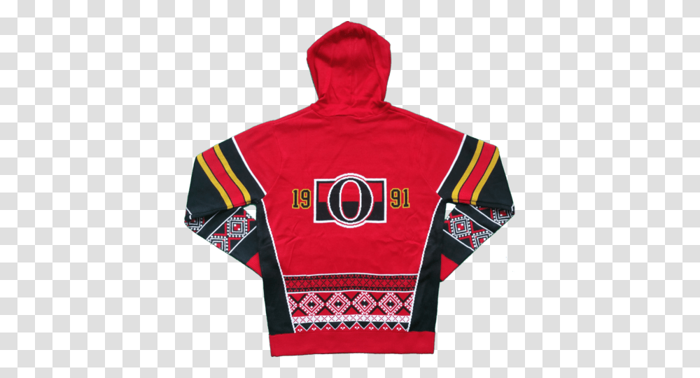 Ottawa Senators Ugly Sweater Hoodie More Than Just Caps Clubhouse, Apparel, Coat, Shirt Transparent Png