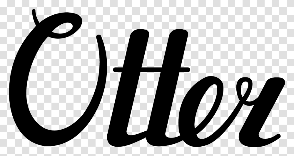 Otter Logo Lettering Skillshare, Gray, World Of Warcraft Transparent Png