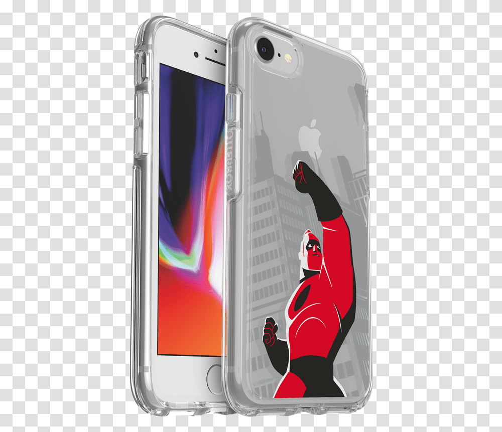 Otterbox Iphone 87 Symmetry Series Clear Pixar Incredibles Mr Incredible Otterbox, Mobile Phone, Person, Advertisement, Poster Transparent Png