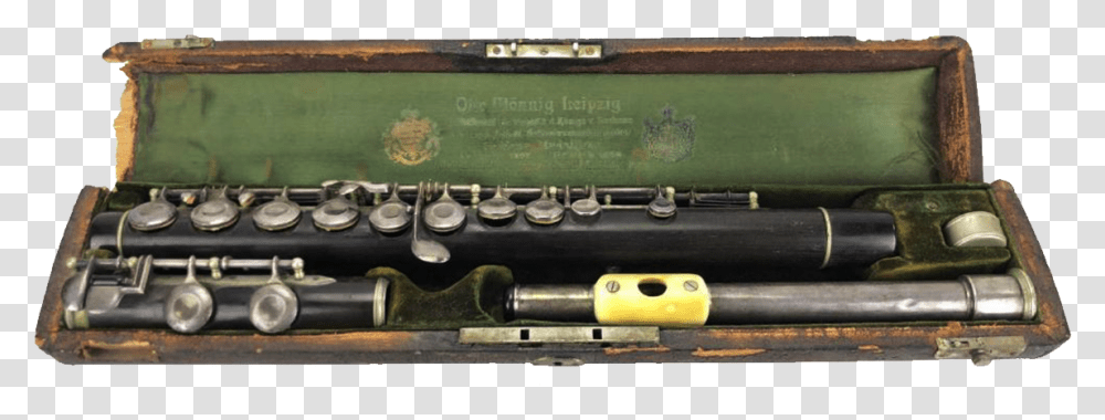 Otto Monnig Leipzig Ortoton Rosewood Flute Sniper Rifle, Oboe, Musical Instrument, Gun, Weapon Transparent Png