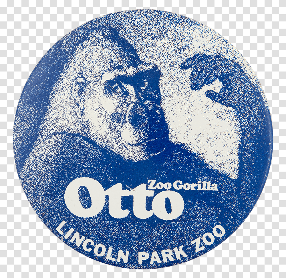 Otto Zoo Gorilla Event Button Museum Circle, Logo, Trademark, Badge Transparent Png