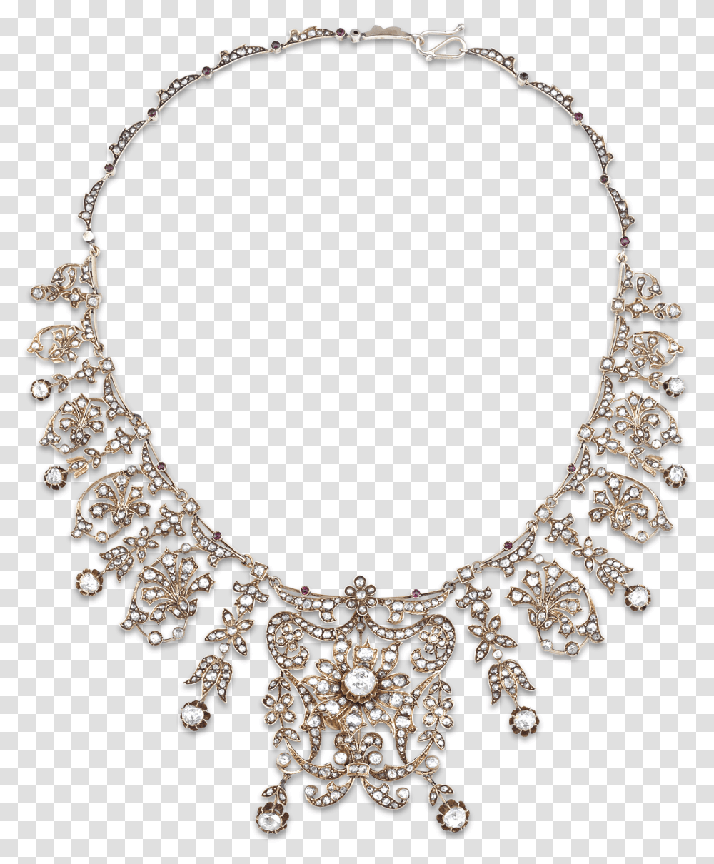 Ottoman Empire Diamond Necklace Diamond Necklace, Jewelry, Accessories, Accessory, Gemstone Transparent Png