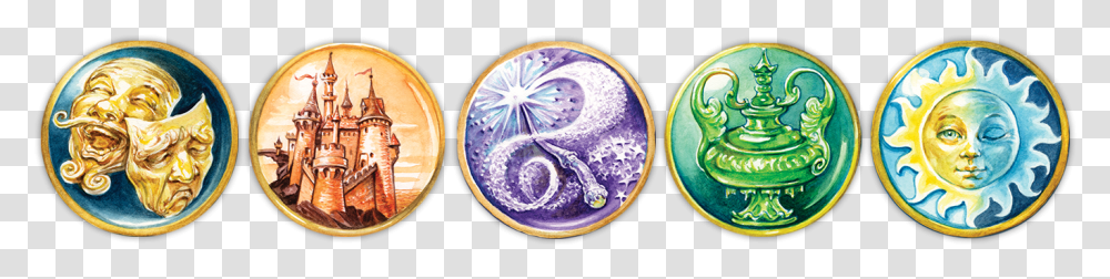 Ouat Icons Circle, Crystal, Accessories, Jewelry, Plant Transparent Png