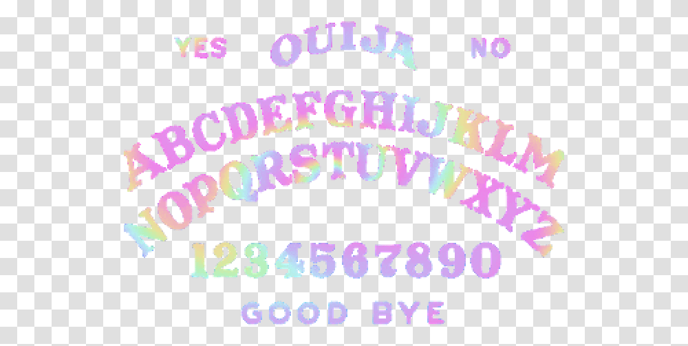 Ouija Board Clipart Pastel Goth Ouija Board, Label, Alphabet, Poster Transparent Png