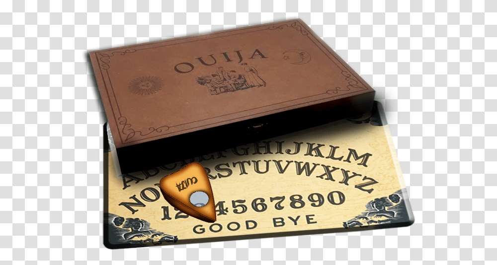 Ouija Board, Box, Paper, Plectrum Transparent Png
