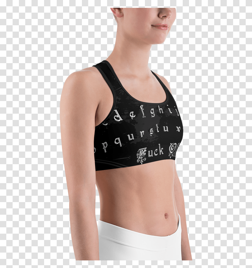 Ouija Board Women's Black And Blue Mma Bra, Apparel, Person, Human Transparent Png