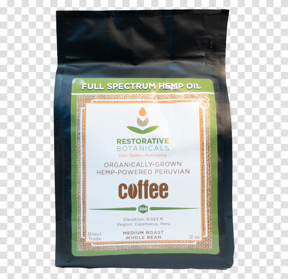 Ounce Bag Of Coffee Whole Bean Hemp Infused Peruvian Fruit, Flour, Powder, Food, Plant Transparent Png