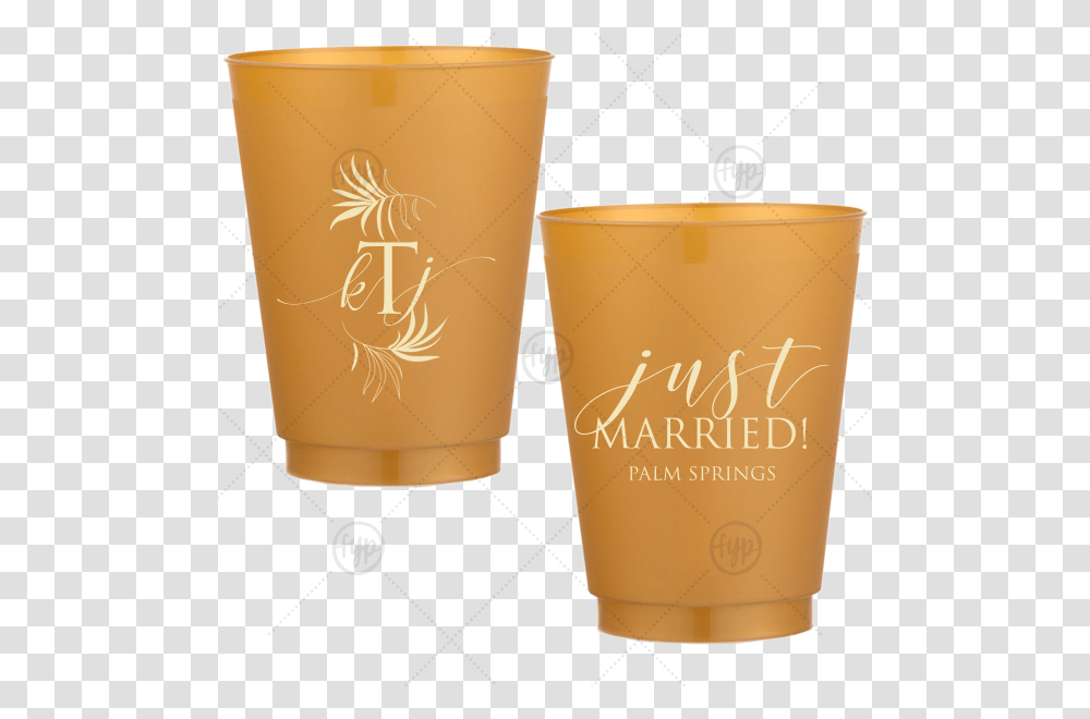 Our Beautiful Custom Gold 16 Oz Frost Flex Color Cup Pint Glass, Beverage, Drink, Juice, Beer Glass Transparent Png