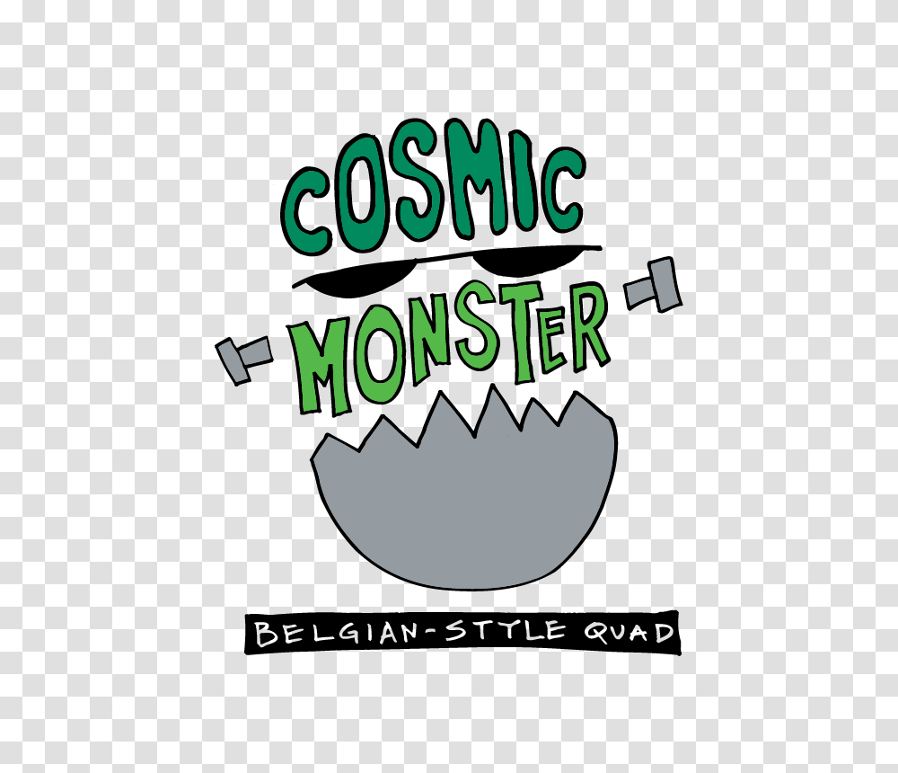 Our Beer Cosmic Monster Belgian Quad Spring House Brewing Co, Plant, Word Transparent Png