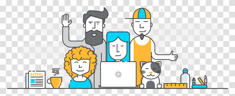 Our Best People At Work Sorry We Are Doing Some Work, Word, Label, Crowd Transparent Png