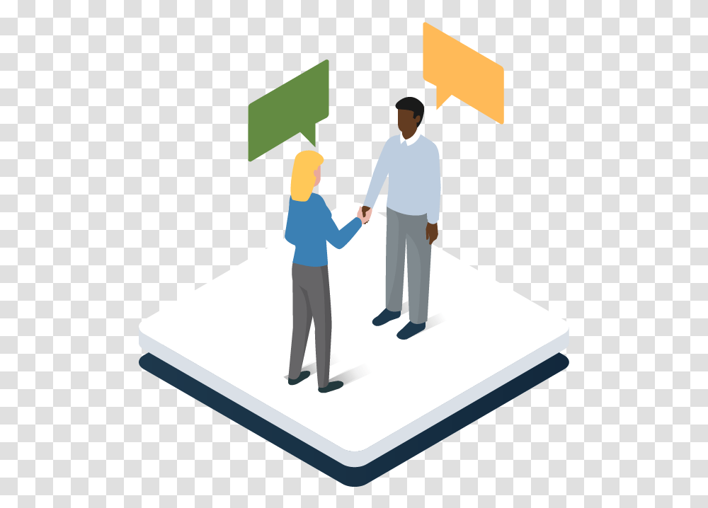 Our Business Partners Handshake, Person, Standing, Long Sleeve Transparent Png