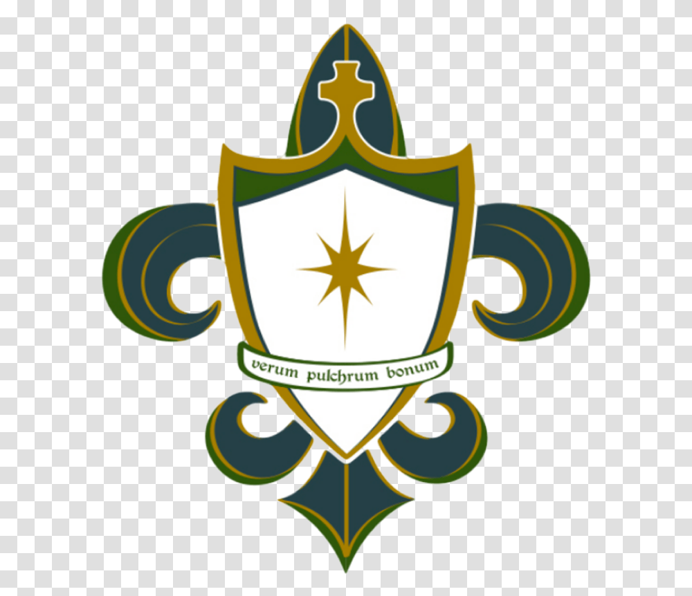 Our Emblem Lourdes Classical Education Our Lady Of Lourdes Catholic School Denver Logo, Symbol, Dynamite, Bomb, Weapon Transparent Png