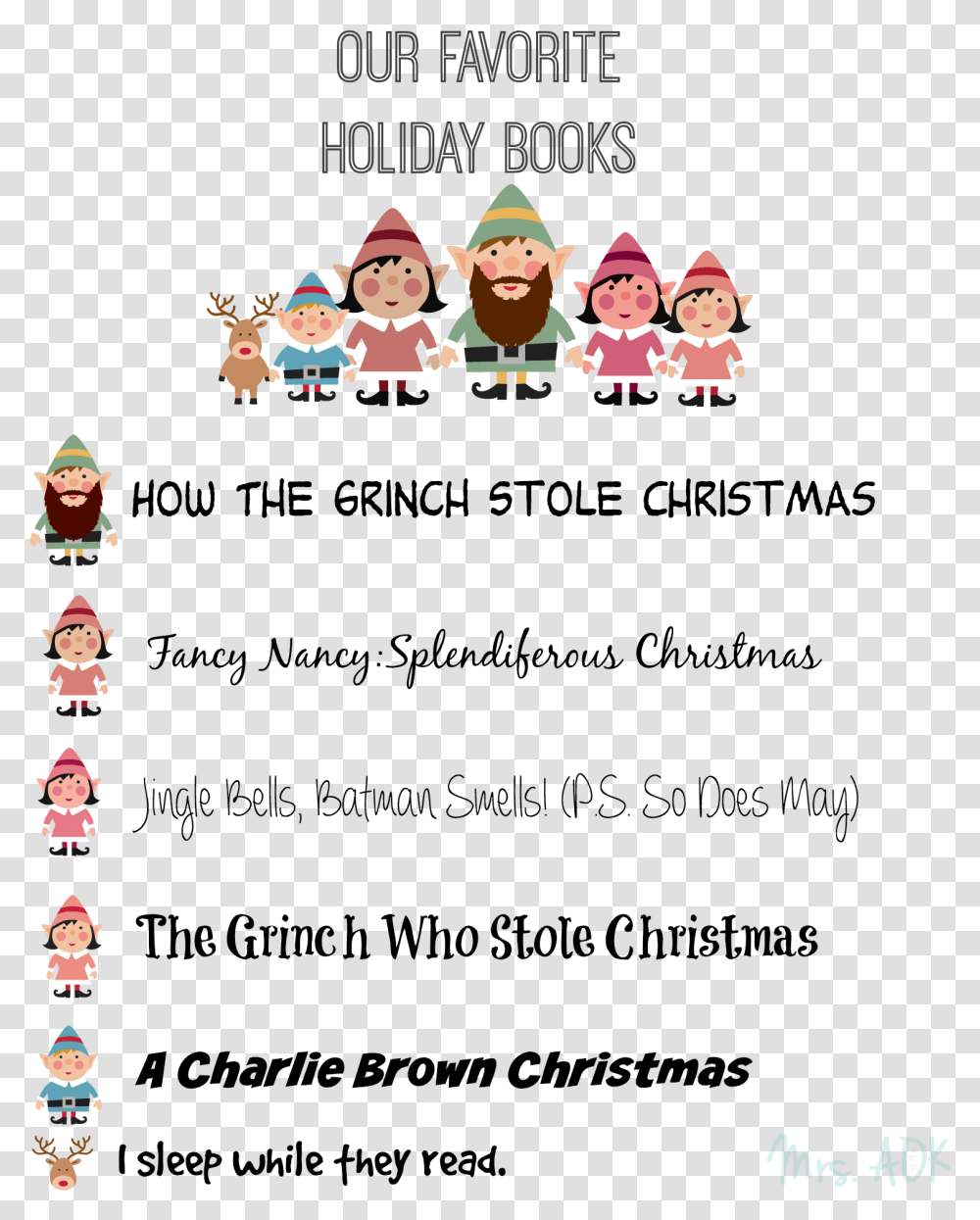 Our Favorite Holiday Books Cartoon, Super Mario, Person, Human, Doll Transparent Png