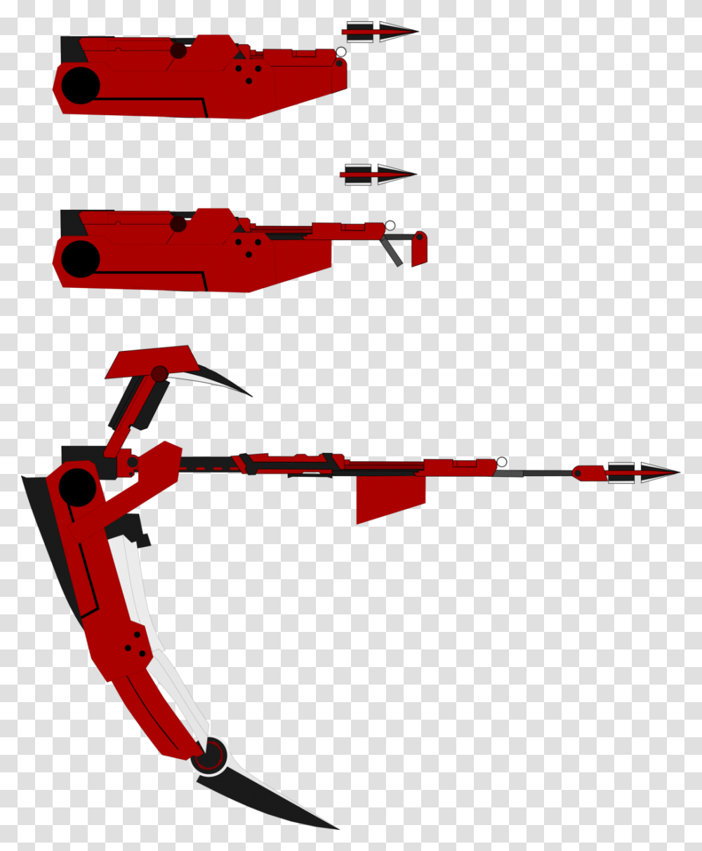 Our First Subject Is Crescent Rose Used By Ruby Rose Rwby Crescent Rose Compact, Bow, Tool, Weapon, Weaponry Transparent Png