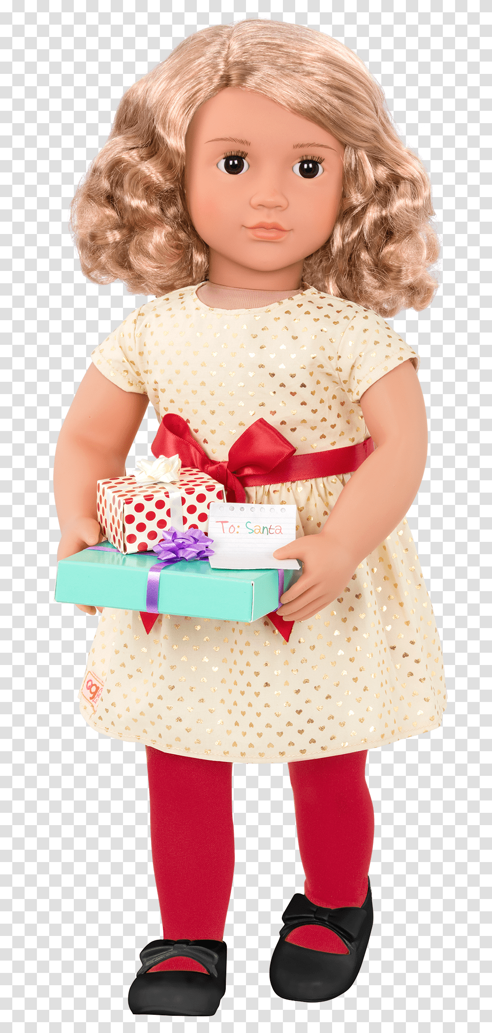 Our Generation Doll Noelle, Texture, Person, Human, Gift Transparent Png