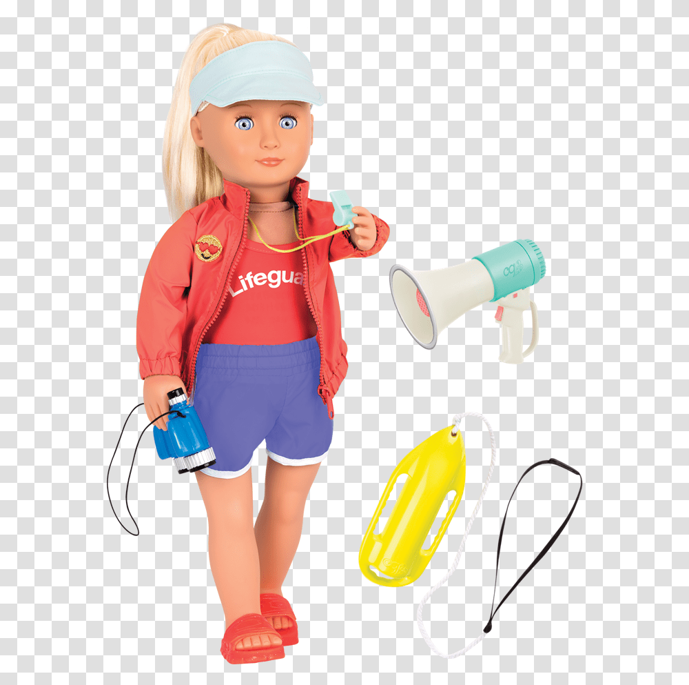Our Generation Dolls Lifeguard, Person, Human, Toy Transparent Png
