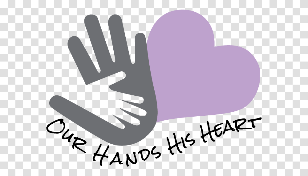 Our Hands His Heart Heart, Apparel, Glove Transparent Png