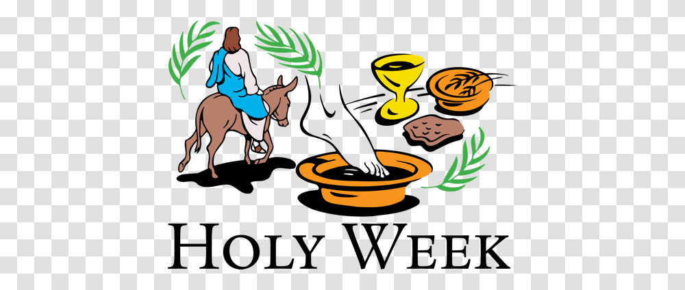 Our Lady Of Fatima Parish Lenten Reflection Holy Week The, Person, Horse, Washing Transparent Png