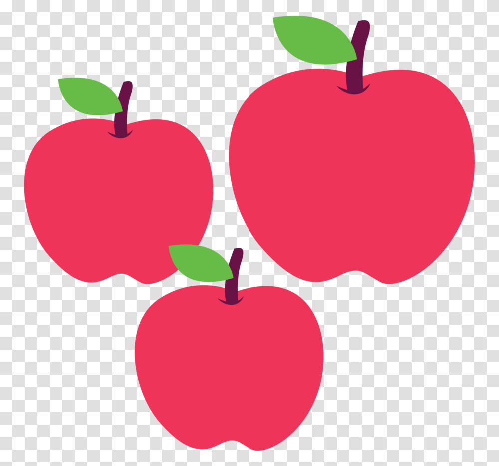 Our Pond Clip Art Freeuse Stock Three Apples Clipart Three Apples Clipart, Plant, Fruit, Food, Cherry Transparent Png