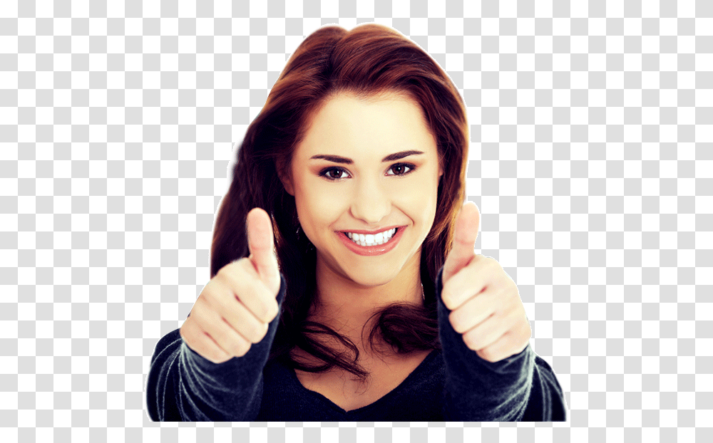 Our Products Girl, Thumbs Up, Person, Finger, Human Transparent Png