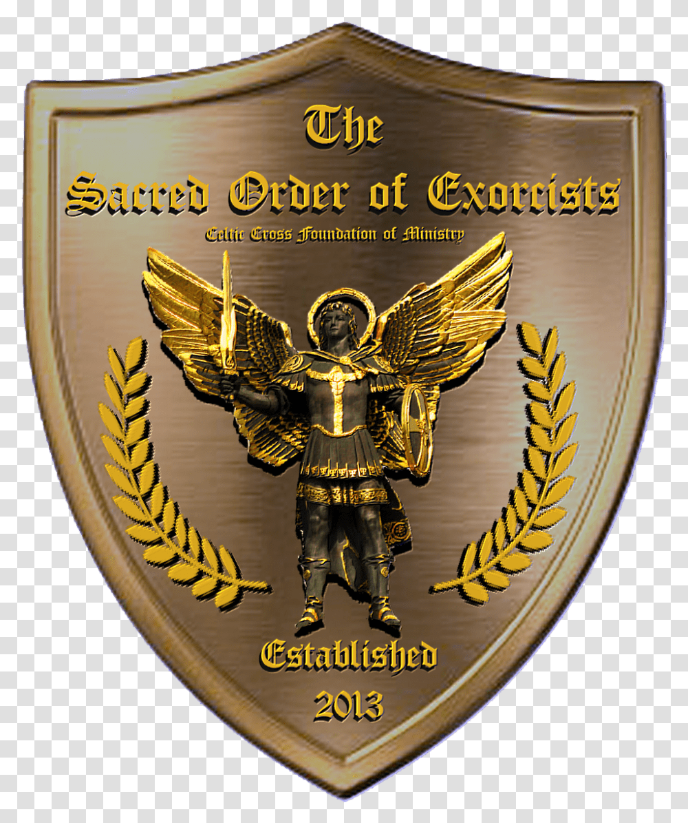 Our Sacred Order Of Exorcists Shield Solid, Logo, Symbol, Trademark, Badge Transparent Png