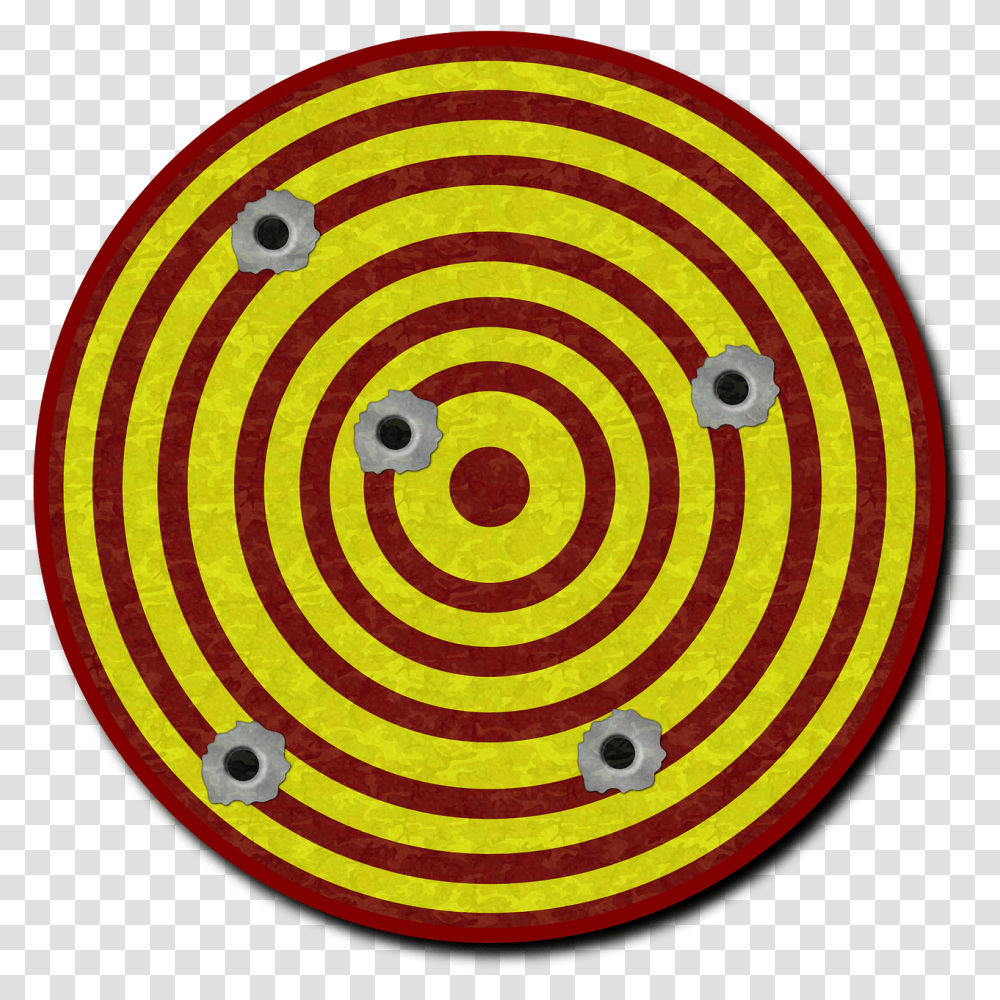 Our Target Is To Kill Two People Black And White Circle Stripes, Rug, Shooting Range, Photography, Armor Transparent Png