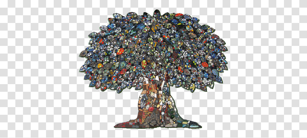 Our Tree Of Life Mosaic Unitarian Universalist Church Of Illustration, Art, Tile, Christmas Tree, Ornament Transparent Png