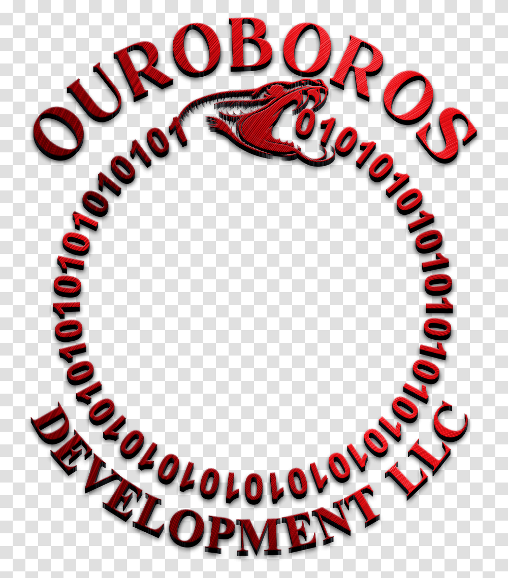 Ouroboros Development Logo Circle, Label, Word, Alphabet Transparent Png