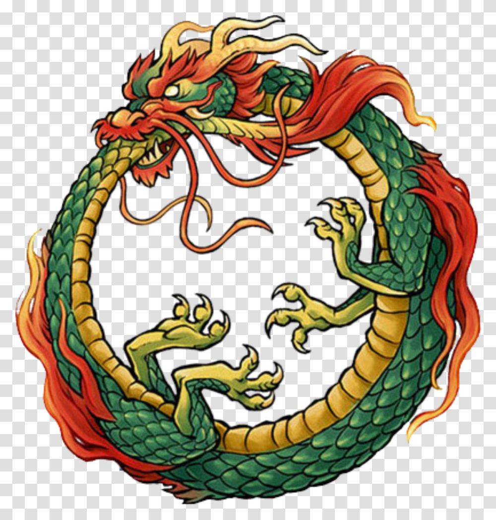 Ouroboros The Infinity Symbol Mythologiannet Dragon Biting His Tail, Painting, Art Transparent Png