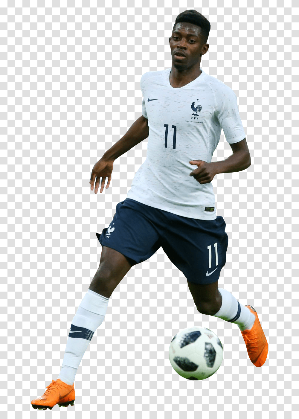 Ousmane Dembele France, Soccer Ball, Football, Team Sport, Person Transparent Png