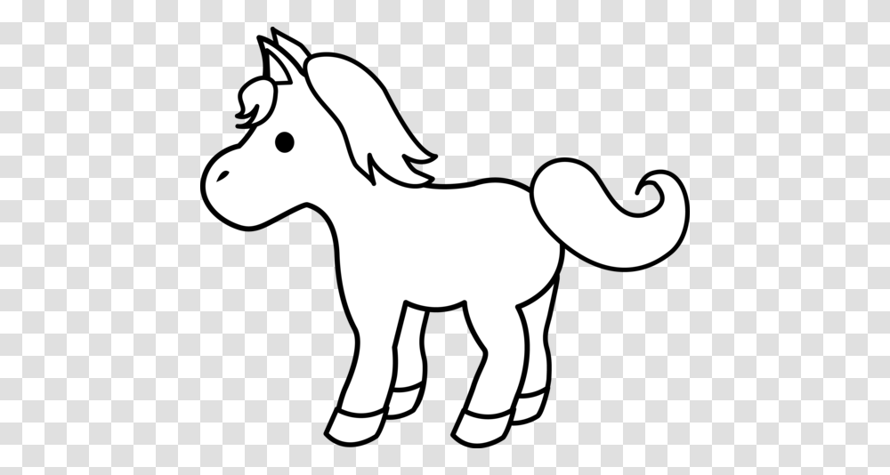 Out Line Pony Art, Stencil, Mammal, Animal, Dog Transparent Png