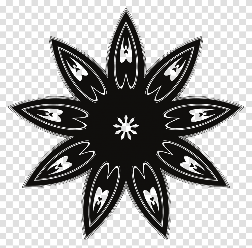Out Of 5 Dentists Recommend This Ninja Star Clip Shuriken, Pattern, Fractal, Ornament Transparent Png